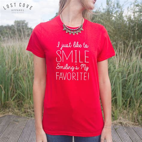 smiling's my favorite shirt